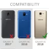 Husa pentru Samsung Galaxy J6, Textil, Gri, 45797.22
