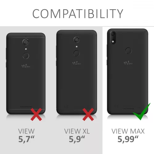 Husa pentru Wiko View Max, Silicon, Negru, 45874.47