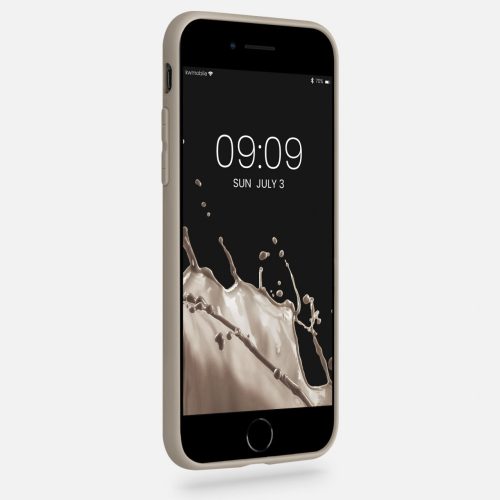 Husa pentru Apple iPhone 8 / iPhone 7 / iPhone SE 2, Silicon, Crem, 39458.125