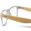 Ochelari fara prescriptie medicala Navaris pentru lumina albastra, Unisex, Bambus, 46156.03