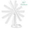 Oglinda Cosmetica cu 3 fete, Iluminare LED, marire 3x, pliabila, 43457.48