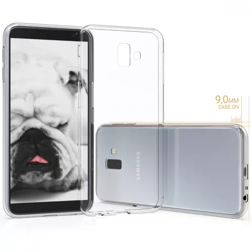 Husa pentru Samsung Galaxy J6 Plus, Silicon, Transparent, 46440.03