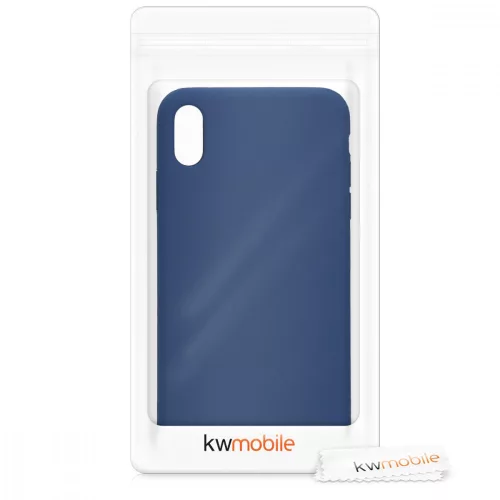 Husa pentru Apple iPhone XS Max, Silicon, Albastru, 45909.116