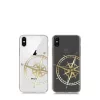 Husa pentru Apple iPhone X / iPhone XS, Silicon, Gold, 42505.14