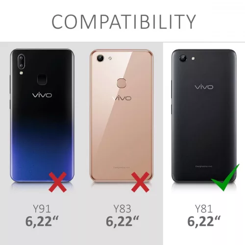 Husa pentru Vivo Y81, Silicon, Roz, 47263.01