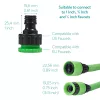 Furtun de gradina extensibil de 7.5 m Navaris, tub dublu de latex, pistol de pulverizare cu 7 modele, 47274.1