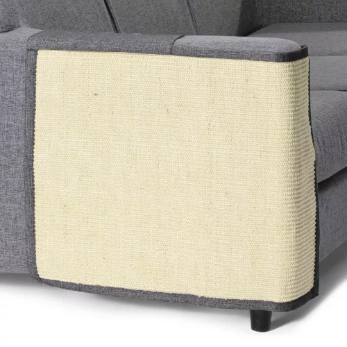 Protectie impotriva zgarieturilor pentru Pisici, 50x70 cm, Sisal, Gri, 47363.01