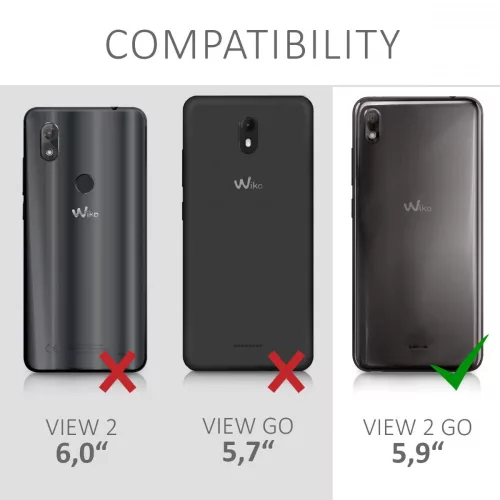 Husa pentru Wiko View 2 Go, Silicon, Transparent, 47112.02