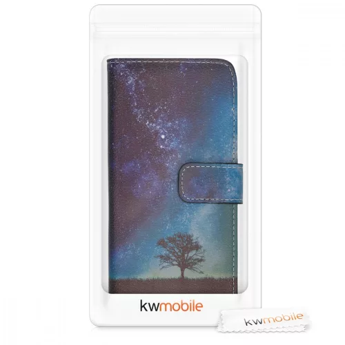 Husa pentru Samsung Galaxy A50, Piele ecologica, Multicolor, 48062.02