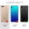 Husa pentru Huawei Y7 Pro (2019), Textil, Gri, 48369.01