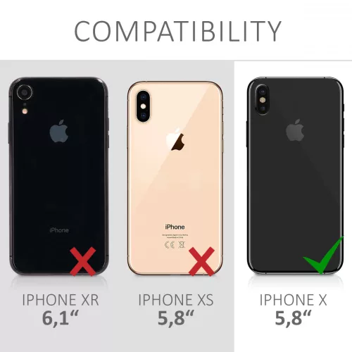 Husa pentru Apple iPhone X / iPhone XS, Silicon, Verde, 42495.142