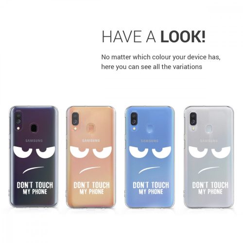 Husa pentru Samsung Galaxy A40, Silicon, Transparent, 48542.02