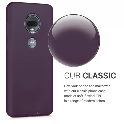 Husa pentru Motorola Moto G7 / Moto G7 Plus, Silicon, Mov, 47485.115