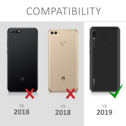 Husa pentru Huawei Y9 (2019), Piele ecologica, Multicolor, 48780.02