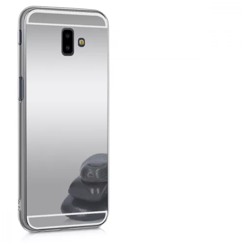Husa pentru Samsung Galaxy J6 Plus, Silicon, Argintiu, 48754.42