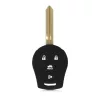 Husa Cheie Auto pentru Nissan - 4 Butoane, Silicon, Negru, 49187.01