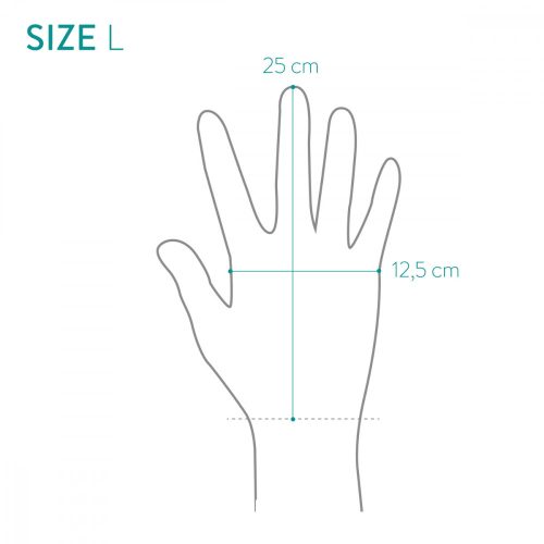 Manusi de gradinarit din piele intoarsa Navaris, Marime L, Tesatura Spandex, 49174.03
