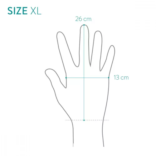 Manusi de gradinarit din piele intoarsa Navaris, Marime XL, Tesatura Spandex, 49174.04