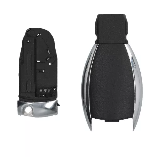 Carcasa Cheie pentru Mercedes Benz - 3 Butoane, Plastic, Silver, 49604.01