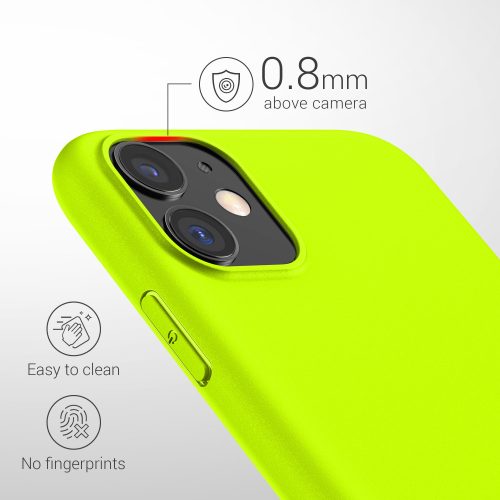 Husa pentru Apple iPhone 11, Silicon, Galben, 49783.75