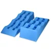Set 2 rampe nivelare Navaris, pana la 4 tone, 59x17.5x7.5 cm, negru, polipropilena