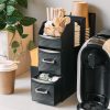 Organizator pentru cafea si ceai Navaris cu compartimente si 2 sertare, 50262.01