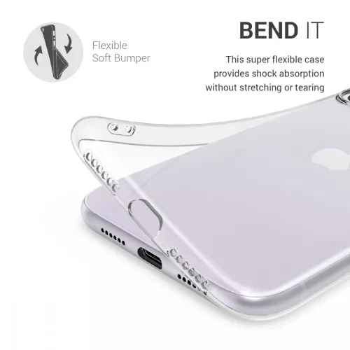 Husa pentru Apple iPhone 11, Silicon, Transparent, 50355.03