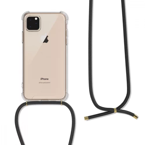 Husa pentru Apple iPhone 11 Pro Max, Silicon, Transparent, 49741.07