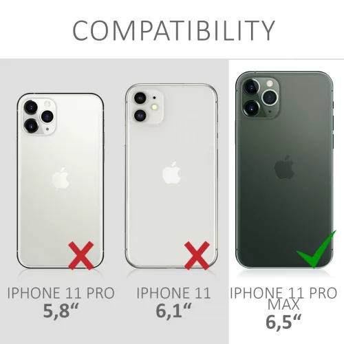 Husa pentru Apple iPhone 11 Pro Max, Silicon, Transparent, 49741.07