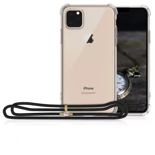 Husa pentru Apple iPhone 11 Pro Max, Silicon, Transparent, 49741.07
