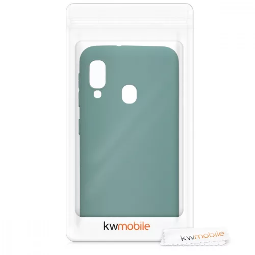 Husa pentru Samsung Galaxy A20e, Silicon, Verde, 48738.171