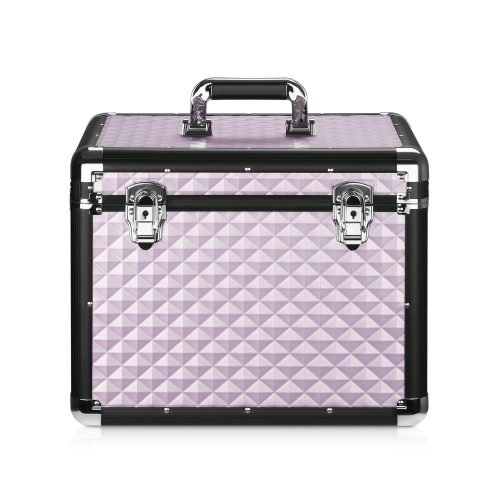 Cutie pentru accesorii ingrijire cai Navaris, Aluminiu, Roz, 50875.01