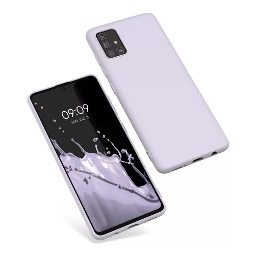 Husa pentru Samsung Galaxy A51, Silicon, Mov, 51196.108