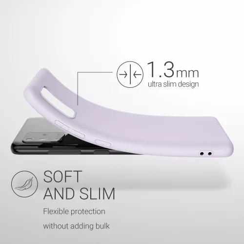 Husa pentru Samsung Galaxy A51, Silicon, Mov, 51196.108