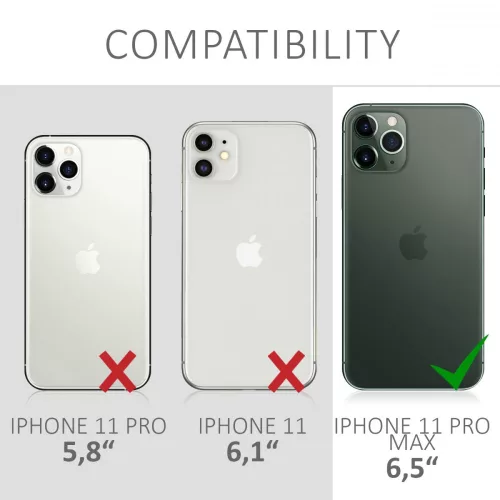Husa pentru Apple iPhone 11 Pro Max, Aramida, Negru, 49735.01