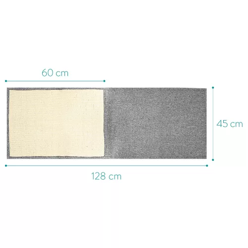 Protectie impotriva zgarieturilor pentru pisici Navaris cu buzunare, 60 x 45 cm, Sisal, 48412.25.02
