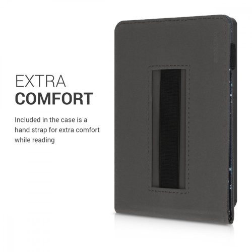 Husa pentru Kobo Clara HD, Piele ecologica, Albastru, 46106.12