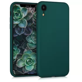 Husa pentru Apple iPhone XR, Silicon, Verde, 46549.14