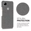 Husa pentru Google Pixel 4a, Textil, Gri, 52048.22