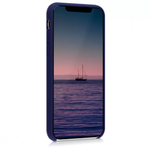 Husa pentru Apple iPhone X / iPhone XS, Silicon, Albastru, 46313.182