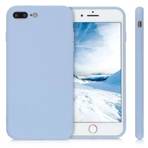 Husa pentru Apple iPhone 8 Plus / iPhone 7 Plus, Silicon, Albastru, 49981.58