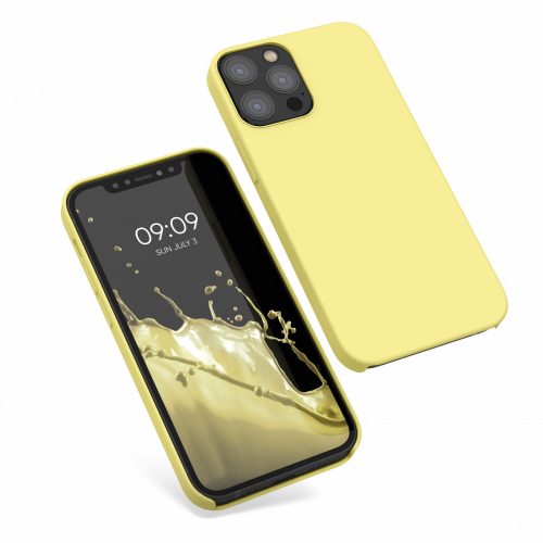 Husa pentru Apple iPhone 12 / iPhone 12 Pro, Silicon, Galben, 52641.49