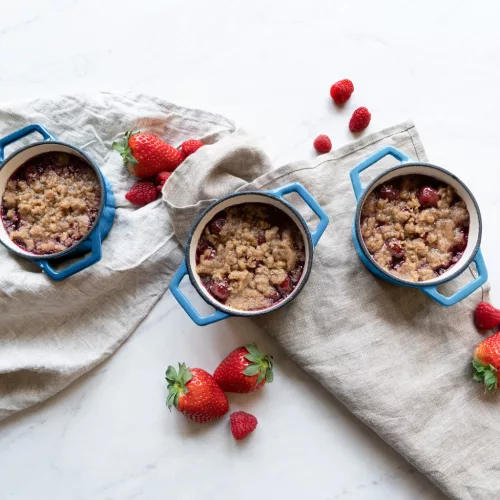 Set 4 Mini Oale din fonta Navaris, 10.5 cm, 290 ml, pentru cuptor și plita, albastru, 49079.04.02