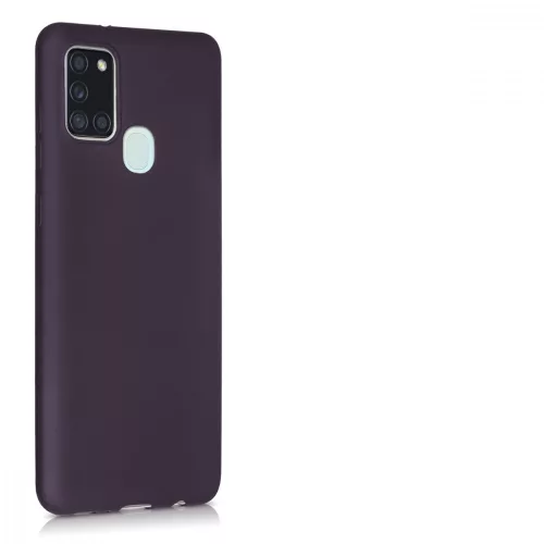 Husa pentru Samsung Galaxy A21s, Silicon, Mov, 52495.115