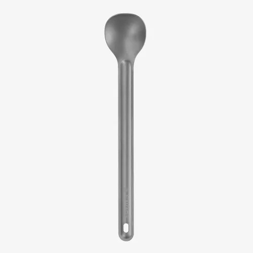 Lingura din titan cu maner lung pentru camping Navaris, 21.5 cm, 52986.03