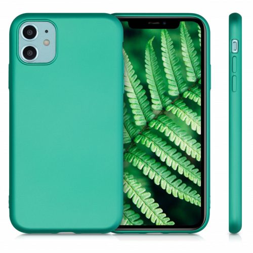 Husa pentru Apple iPhone 11, Silicon, Verde, 50762.128