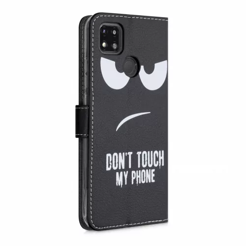 Husa pentru Xiaomi Redmi 9C, Piele ecologica, Negru, 52852.02