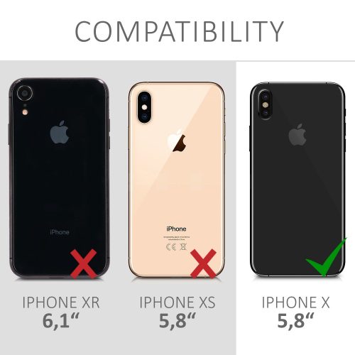 Husa pentru Apple iPhone X / iPhone XS, Silicon, Rosu, 42495.209