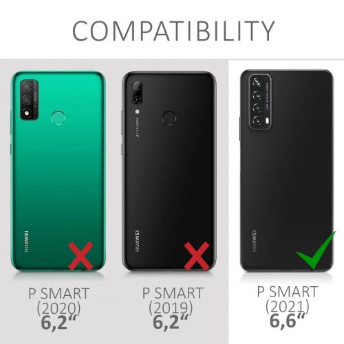Husa pentru Huawei P Smart (2021), Silicon, Negru, 53632.47