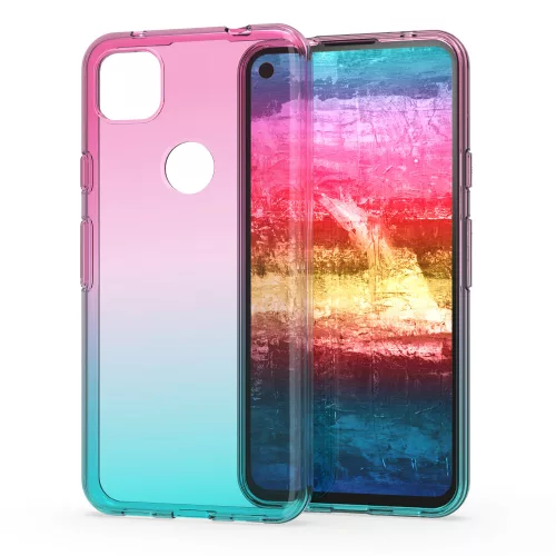 Husa pentru Google Pixel 4a 5G, Silicon, Roz, 53636.01